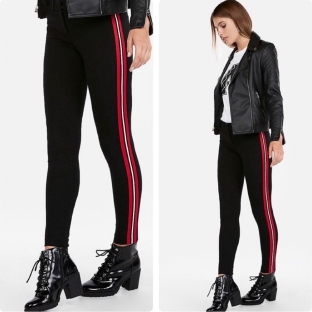 Express Work Pants with Red/White Stripe